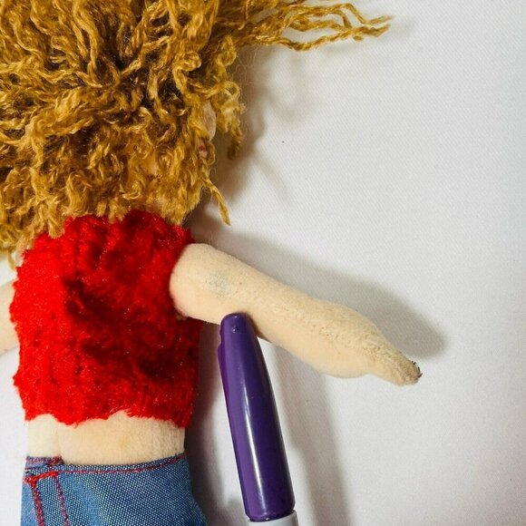 Manhattan Toy Groovy Girls Vanessa Doll Plush American Flag Curly Outfit Clothes - Picture 8 of 12